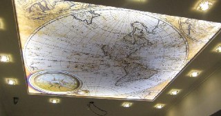 Натяжной потолок с фотопечатью Заволжье, цена от 6240 руб.